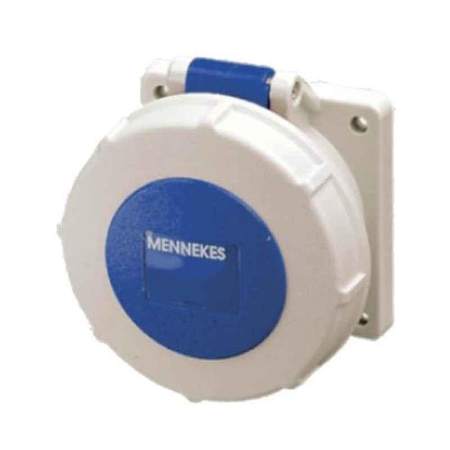 Mennekes 16A 5P 400V Panel Mounted Straight Receptacle, 228