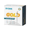 D-Link 3+1 Pure Copper Gold CCTV Coaxial Cable, Length: 90 m, DCC-CCU-90