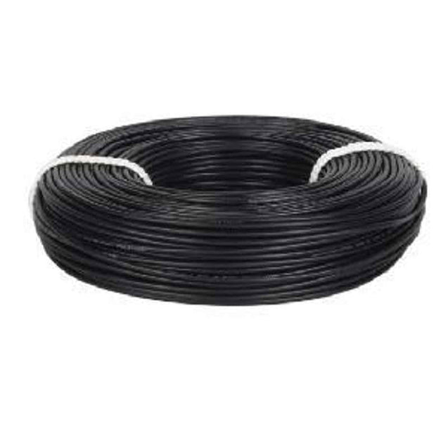 HavellsLifeLine Plus 4 Sq. mm HRFR PVC Insulated Flexible Cable Black 90 m