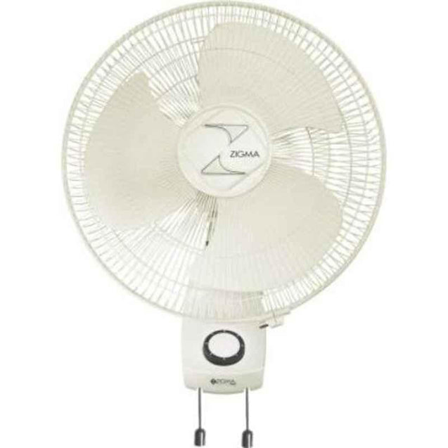 Zigma Max 50W Ivory Ultra High Speed 3 Blade Wall Fan, Sweep: 400 mm