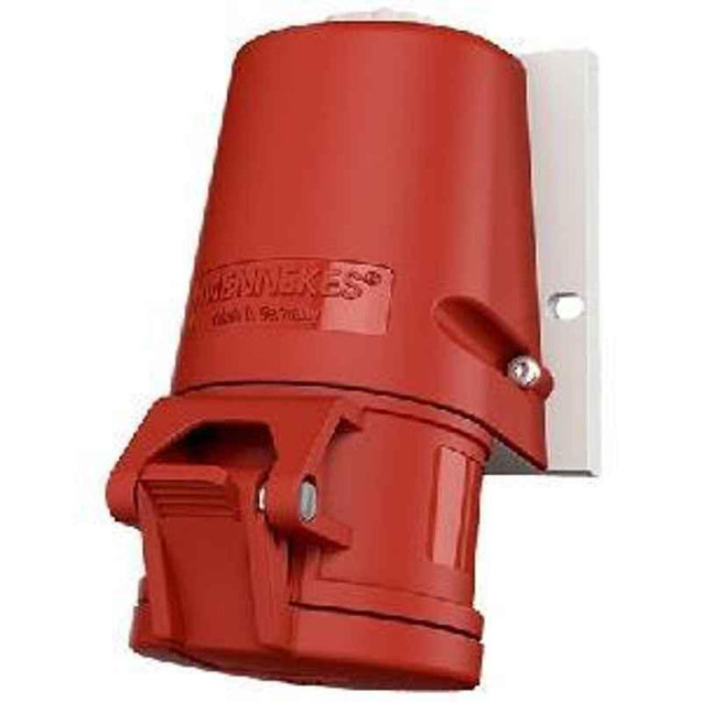 Mennekes 27008 Standard 32 A Wall Mounted Receptacle 5p 400V