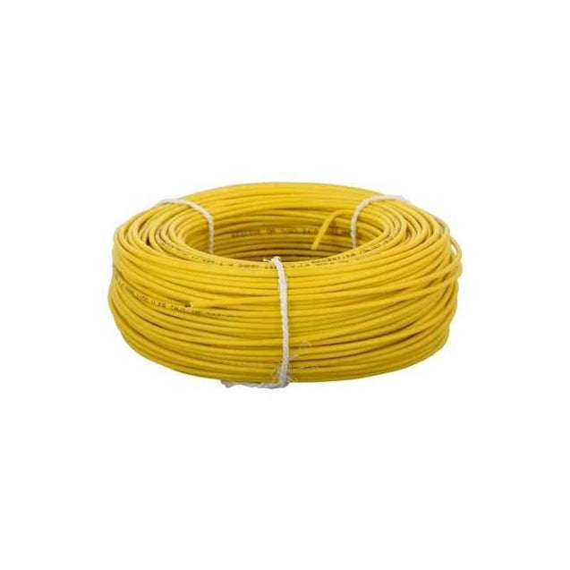 Urostar Livcare 4 Sqmm 90m Yellow Single Core Unsheathed Multistrand Cable, URLCHW400