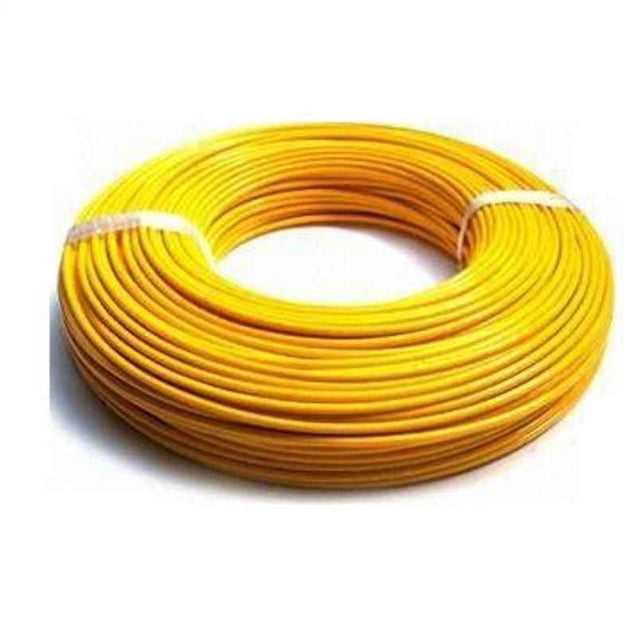 KEI 1.5 Sqmm Single Core FR Yellow Copper Unsheathed Flexible Cable, Length: 100 m