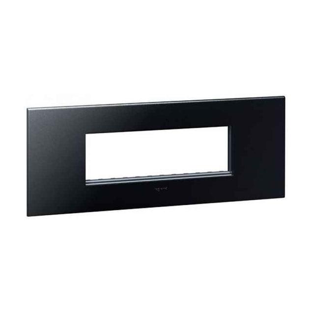 Legrand Arteor Graphite Cover Plates With Frame Graphite Plate-6 Module, 5757 42, (Pack of 3)