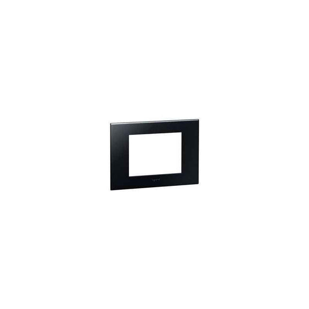 Legrand Arteor 4 Module Graphite Square Cover Plate With Frame, 5757 32 (Pack of 5)