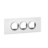 Legrand Arteor White Cover Plates With Frame White Plate-6 Module, 5759 30 (Pack of 3)