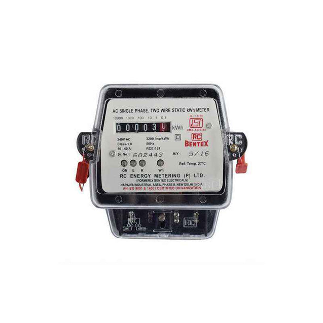 RC Bentex 20-80 A AC Three Phase Four Wire Static Energy Meter with Counter Display