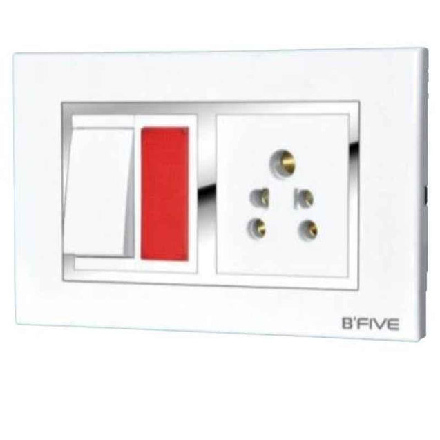 B-Five Shine 8 Module Horizontal Cover Plate, B-67S (Pack of 10)