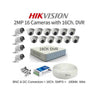 Hikvision 16 Cameras 2MP with 16 Channel DVR Combo Kit