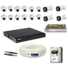 Dahua Full HD 2MP 16 CCTV Cameras & 16CH DVR Kit with Hard Disk, PRS-039