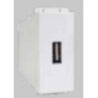 Crabtree Murano 1 Module White USB Data Socket, ACMGPXW001 (Pack of 18)