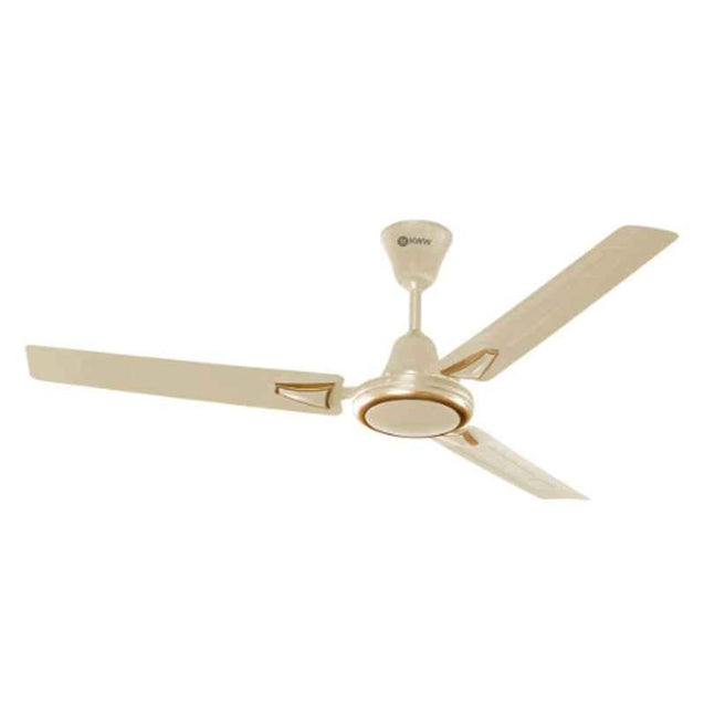 KWW Airsta Plus Dlx 70W Ivory 3 Blade Ceiling Fan, Sweep: 1200 mm