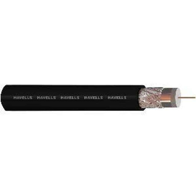 Havells RG-11Length 90m PVC Copper Co Axial Cable WHOJTTKARG11