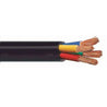 KEI 0.75 sqmm 4 Core FR Black Copper sheathed Flexible Cable, Length: 100 m