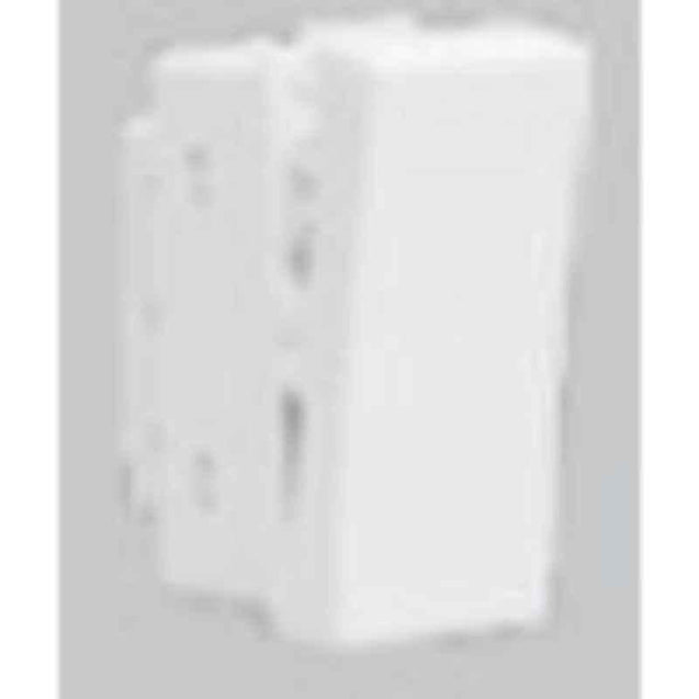 Crabtree Athena 32A 2 Module Double Pole Chalk White Switch with Indicator, ACASDIW321 (Pack of 30)