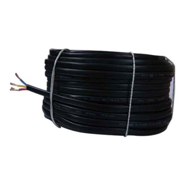 BCH 1.5 Sqmm 3 Core CFT PVC Insulated Sheathed Copper Flat Cable, CFT-03-0015BM, Length: 100 m