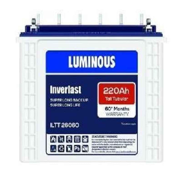 Luminous 220Ah Tall Tubular Battery Inverter Battery