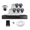 Hikvision Eco 2MP Black Full Hd Wired Cameras & Dvr Kit