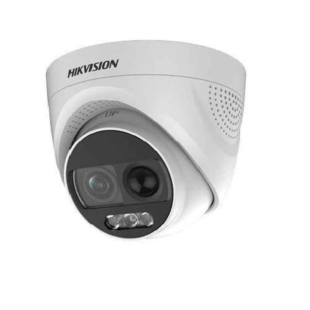 Hikvision 2MP : Pir Detection + Inbuilt Siren + Blue & Red Light Alarm, DS-2CE12D0T-PIRXF