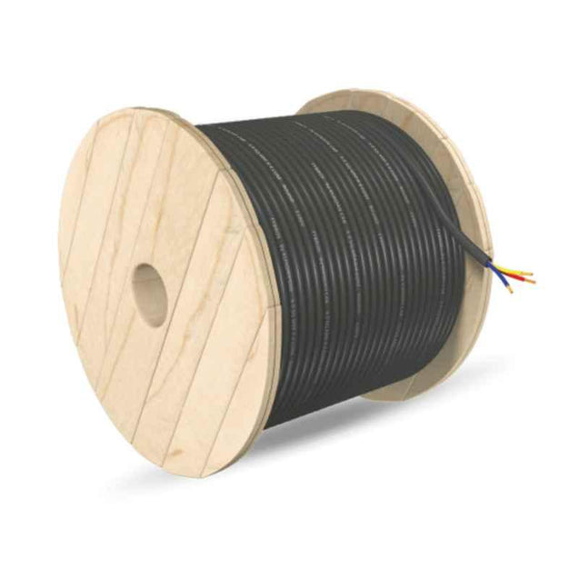 Fybros 10 Sqmm Black 2 Core Round PVC Insulated Industrial Cable, FWC1180C2, Length: 100 m